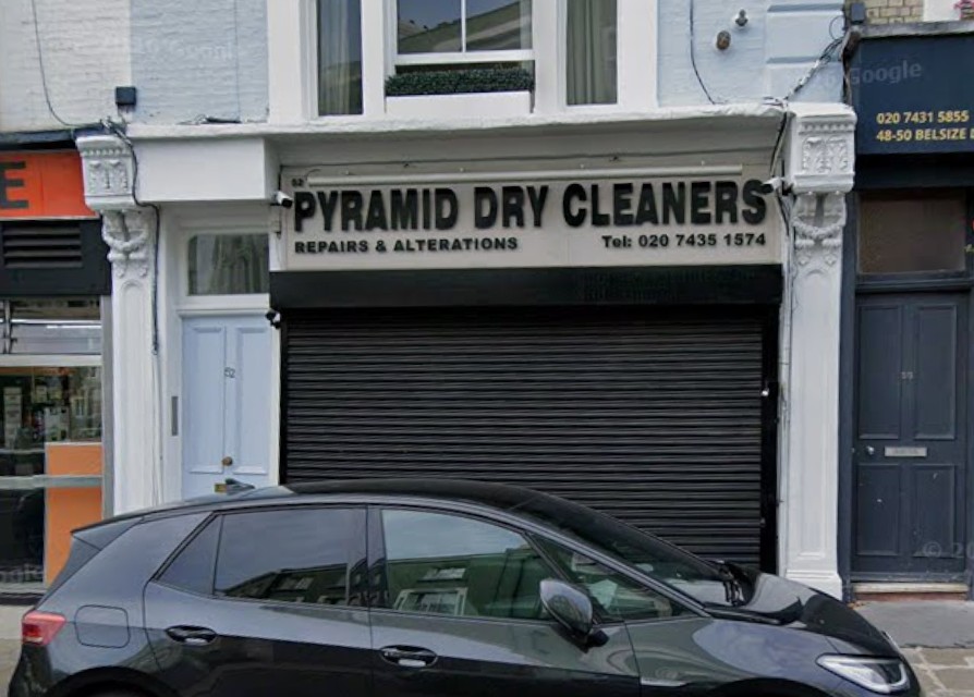 Pyramid Dry Cleaners — 52 Belsize Lane, Belsize Park NW3